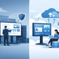 On Premise vs Cloud Signage for Enterprises