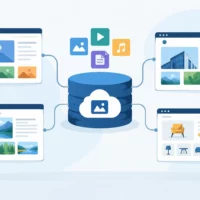 Centralised Media Platforms for Complex Sites